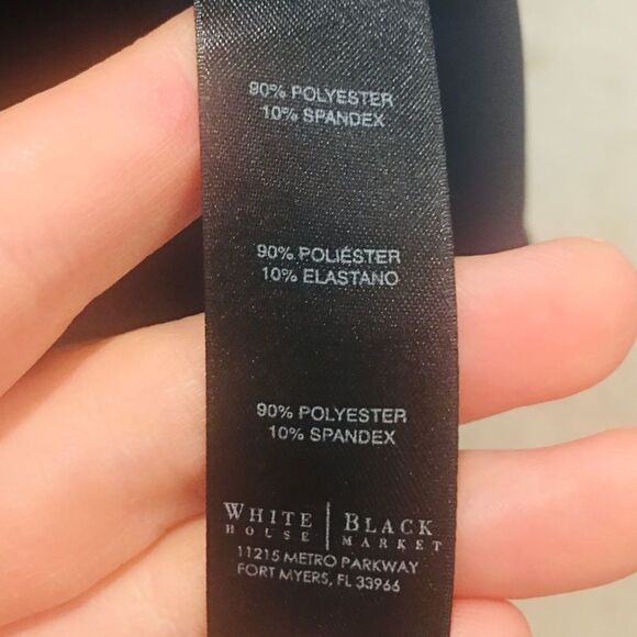 WHBM Navy Blue Sleeveless Tunic Top - Picture 12 of 12